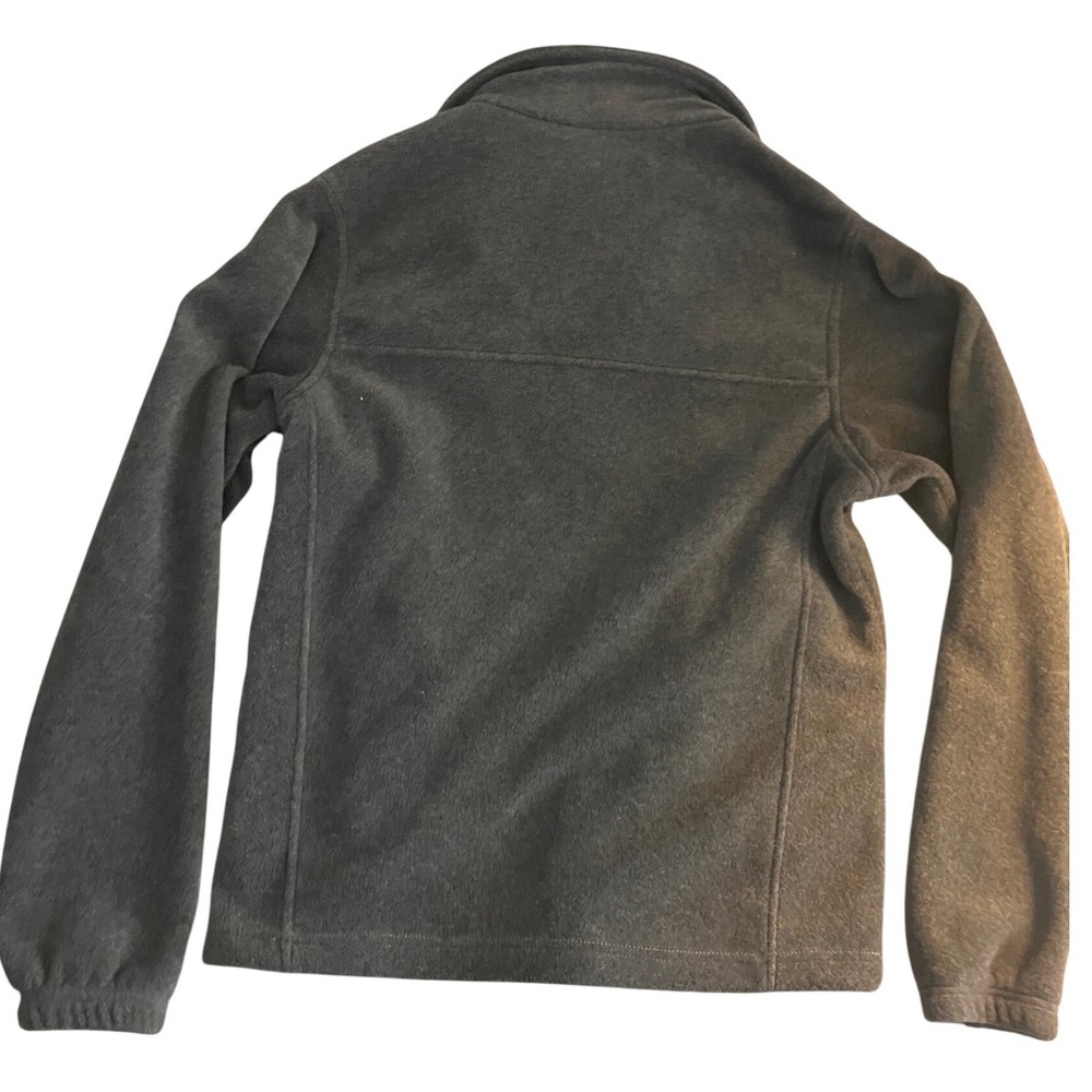 Columbia Fleece Jacket Full Zip Gray Athletic Outdoor S Layering - Picture 2 of 10